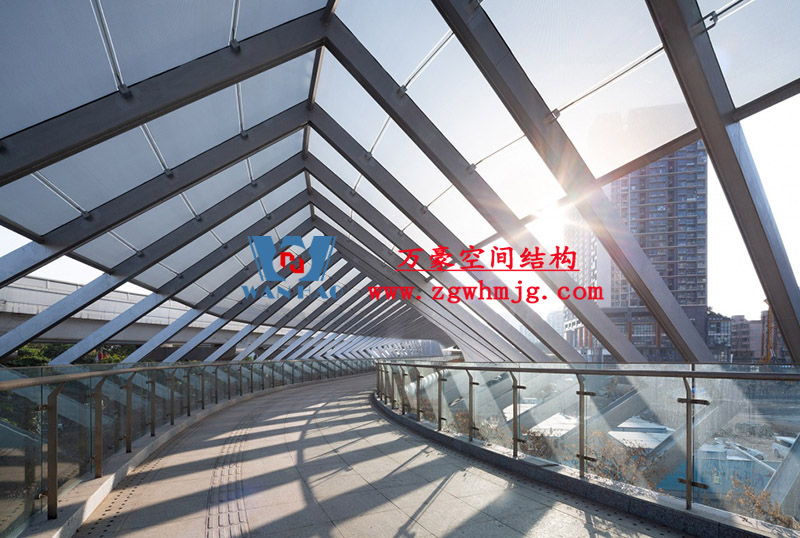 深圳龙岗三馆一城ETFE连廊膜结构